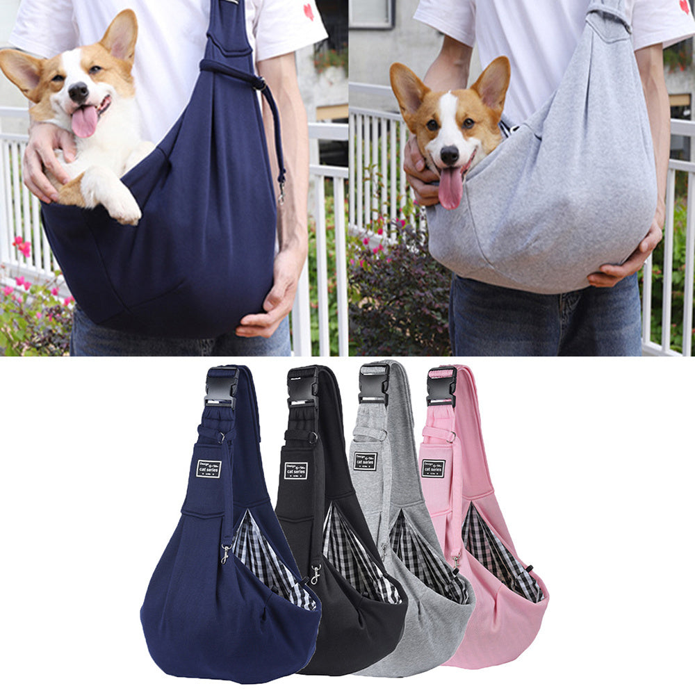 Pet Puppy Carrier Bag Cats Outdoor Travel Dog Subway Bus Shoulder Crossbody Bag Cotton Comfort Single Sling Handbag Tote Pouch Pet Carrier For Travel - Comfortable Single Shoulder Dog And Cat Bag - MAYONAL STORE