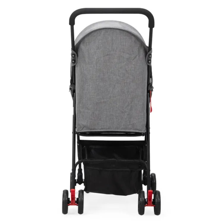Foldable Pet Stroller, Small Dog Cat Stroller With Storage Basket For Small Puppies, Gray And Black - MAYONAL STORE
