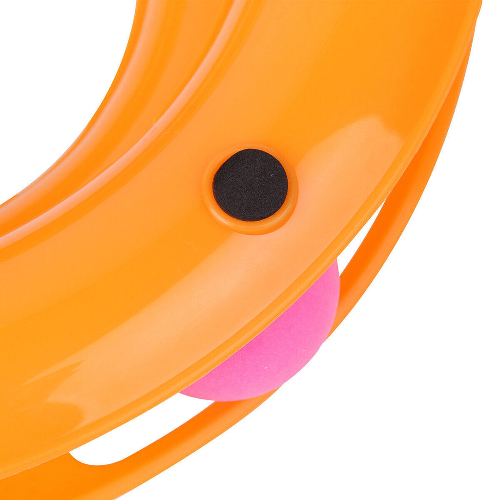 Pet Cat Crazy Ball Disk Interactive Toys Amusement Plate Trilaminar Funny Toy - MAYONAL STORE