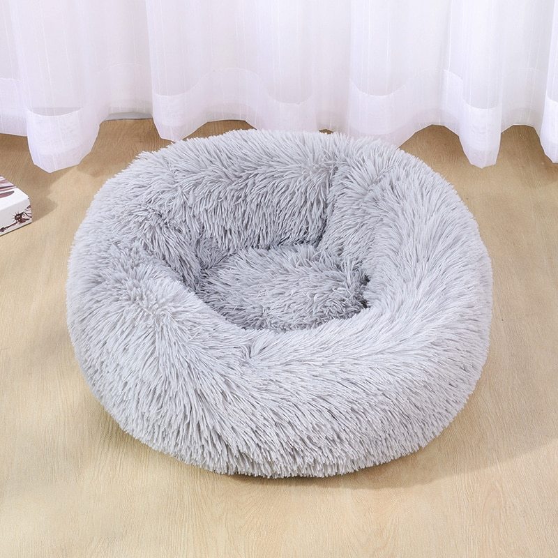 Dog Bed Super Soft Washable Long Plush Pet Kennel Deep Sleep Dog House Velvet Mats Sofa For Dog Basket Pet Cat Bed - MAYONAL STORE
