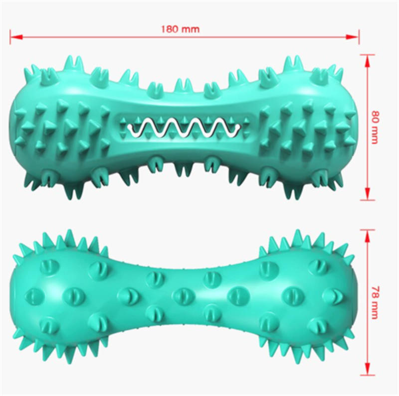 Pet Dog Cleaning Chew Toys For Aggressive Dogs Rubber Molar Stick Dog Oral Teeth - MAYONAL STORE