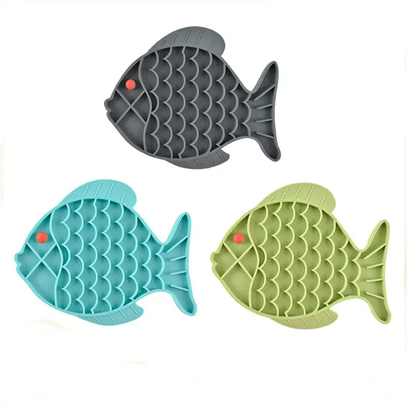 Silicone Lick Mat For Pet Dogs Slow Food Plate Rice Bowl For Small Medium Dog Anti Gulping Choking Feeder Puppy Treat Dispenser - MAYONAL STORE