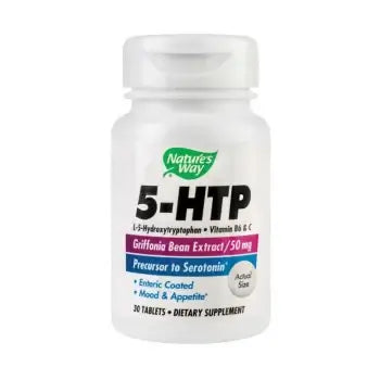 5-HTP Nature's Way - 30 Tablets by Secom for Mood Support - MAYONAL STORE