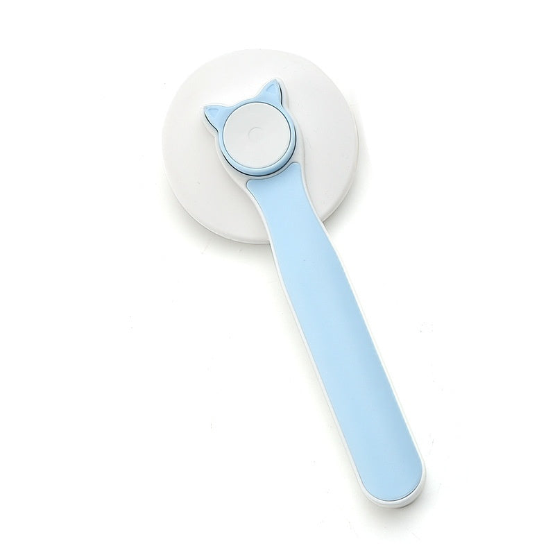 Cat Grooming Brush, Self Cleaning Slicker Brushes For Dogs Pet Hair Removal Comb Stainless Steel Needle Cat Brush Self Cleaning For Cats Dogs Hair Remover Scraper Pet Grooming Tool - MAYONAL STORE