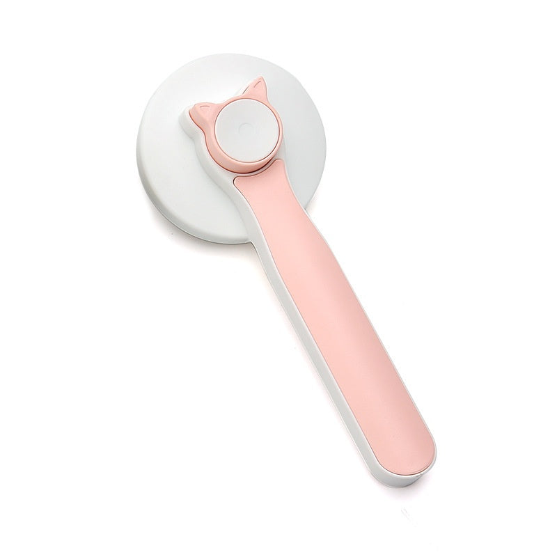 Cat Grooming Brush, Self Cleaning Slicker Brushes For Dogs Pet Hair Removal Comb Stainless Steel Needle Cat Brush Self Cleaning For Cats Dogs Hair Remover Scraper Pet Grooming Tool - MAYONAL STORE