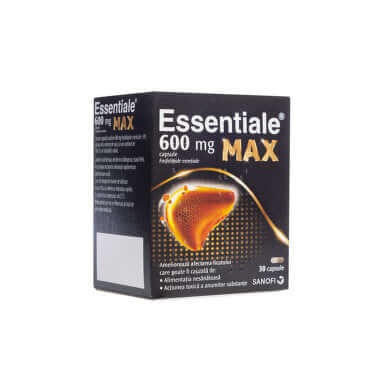 Essentiale Max 600 mg x 30 Capsules – Restores Liver Health - MAYONAL STORE