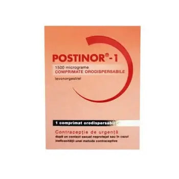 Postinor-1, 1500 micrograms, orodispersible tablet, emergency contraceptive, birth control, morning-after pill, pregnancy prevention, women’s health, emergency pill, contraception