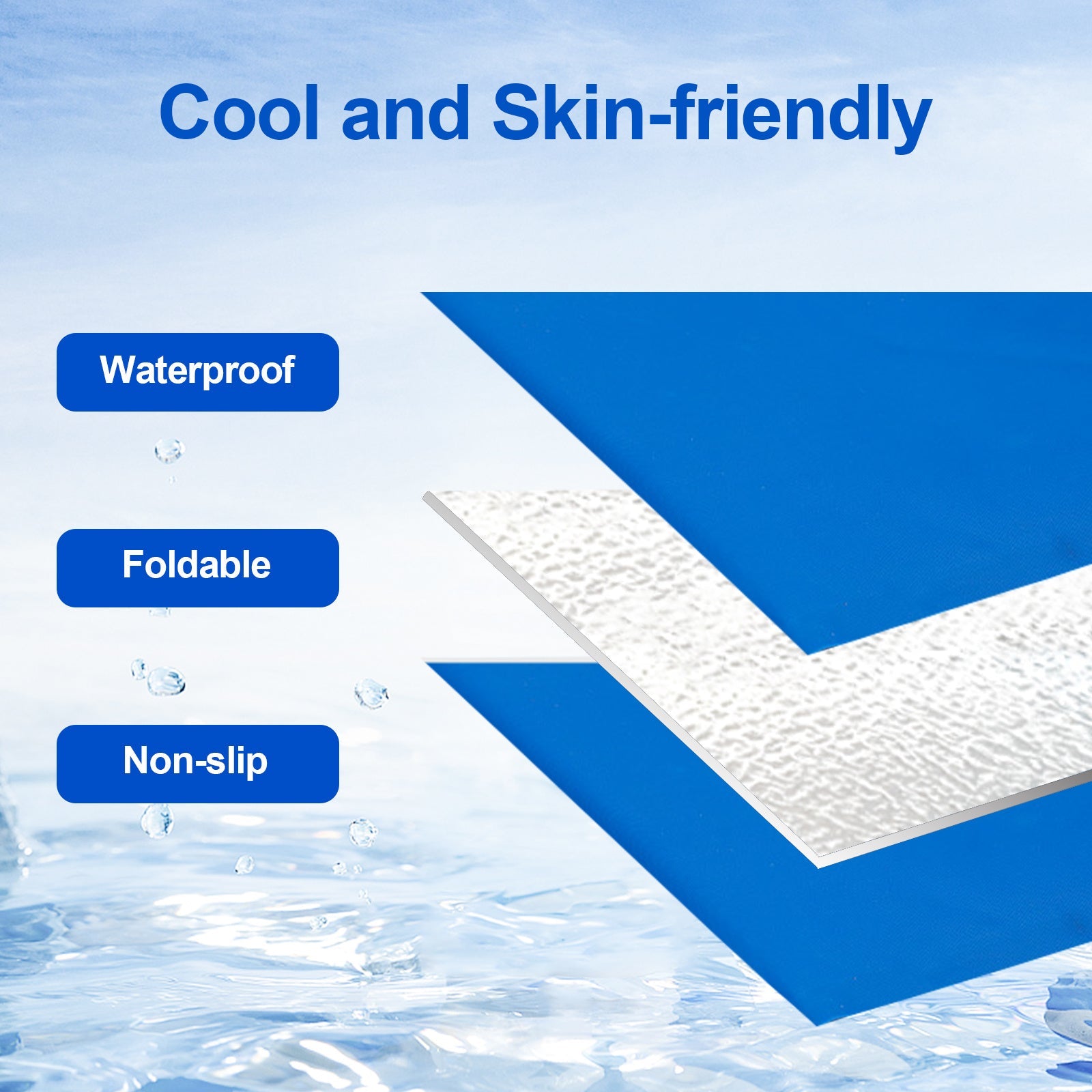 Dog Cooling Mat, Pet Cooling Mat For Dogs And Cats, Pressure Activated Dog Cooling Pad, No Water Or Refrigeration Needed, Non-Toxic Gel - MAYONAL STORE