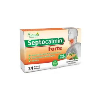 Septocalmin Forte - 24 Tablets for Throat Relief by Naturalis - MAYONAL STORE