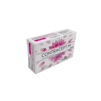 Contracept-M, contraceptive suppositories, 10 suppositories, Magistra C&C, birth control, vaginal contraceptive, pregnancy prevention, women’s health, reproductive care, feminine hygiene