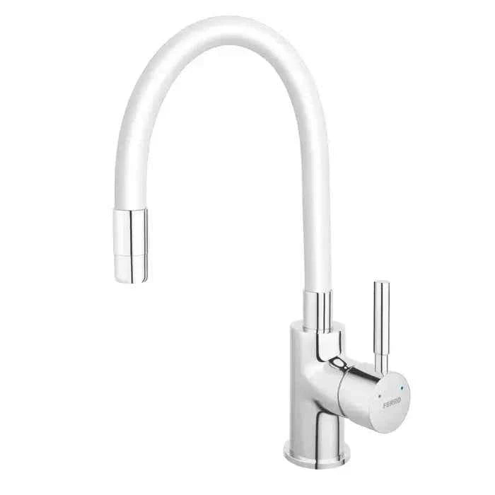 KITCHEN FAUCET FERRO FITNESS BFS4P, CHROME, COLOR CREAM