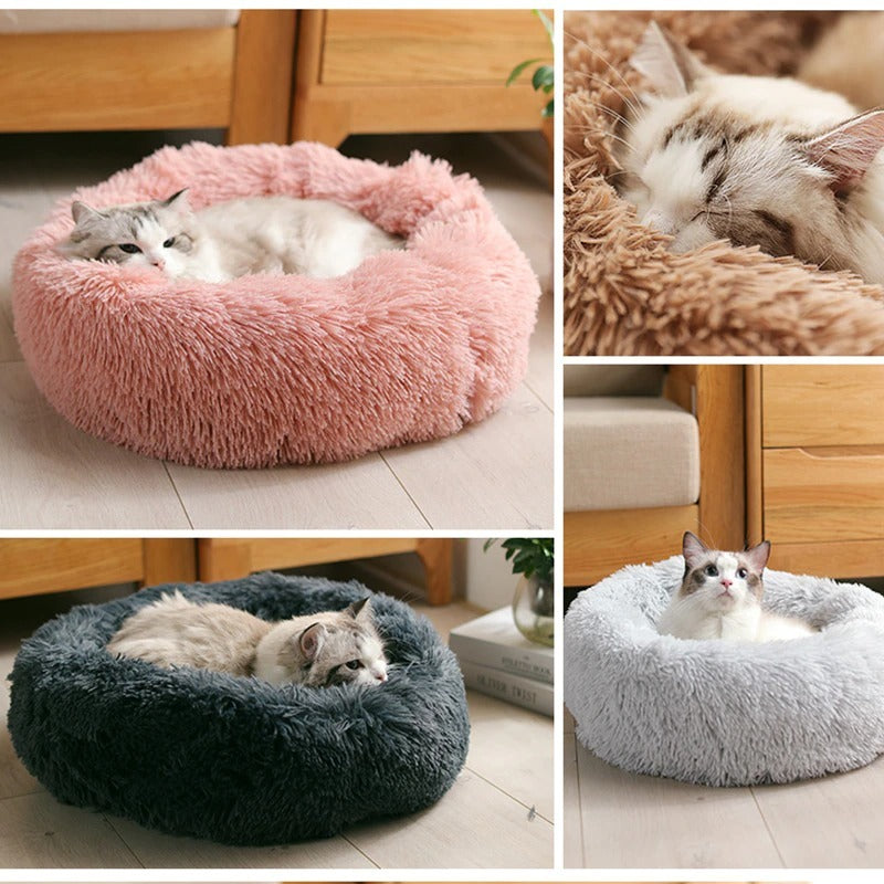 Dog Bed Super Soft Washable Long Plush Pet Kennel Deep Sleep Dog House Velvet Mats Sofa For Dog Basket Pet Cat Bed - MAYONAL STORE