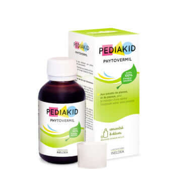 PEDIAKID Phytovermil Syrup 125 ml – Against Intestinal Parasites - MAYONAL STORE