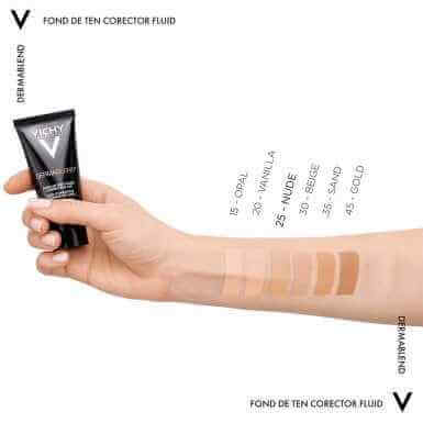 Vichy Dermablend Fluid Corrective Foundation 25 Nude – 16h Resistance