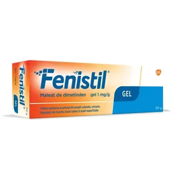 Fenistil Gel 0.1%, 50g, GSK,Soothes Itchy Skin - MAYONAL STORE