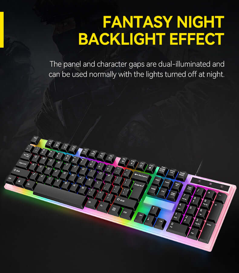 Kinsi 4-in-1 Gaming Kit – RGB Keyboard, Headphones, Mouse & Mousepad - MAYONAL STORE