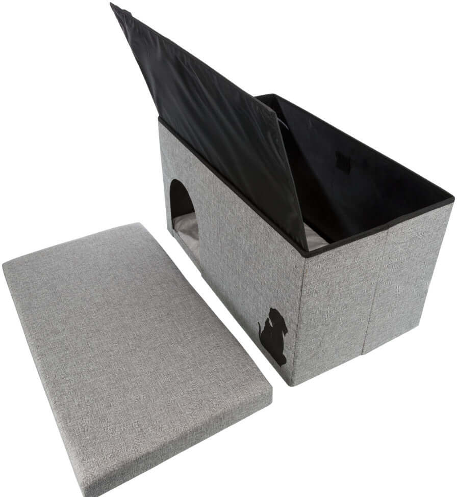 TRIXIE KIMY CAT AND DOG HOUSE WITH COVER 72 x 40 x 40 cm - MAYONAL STORE
