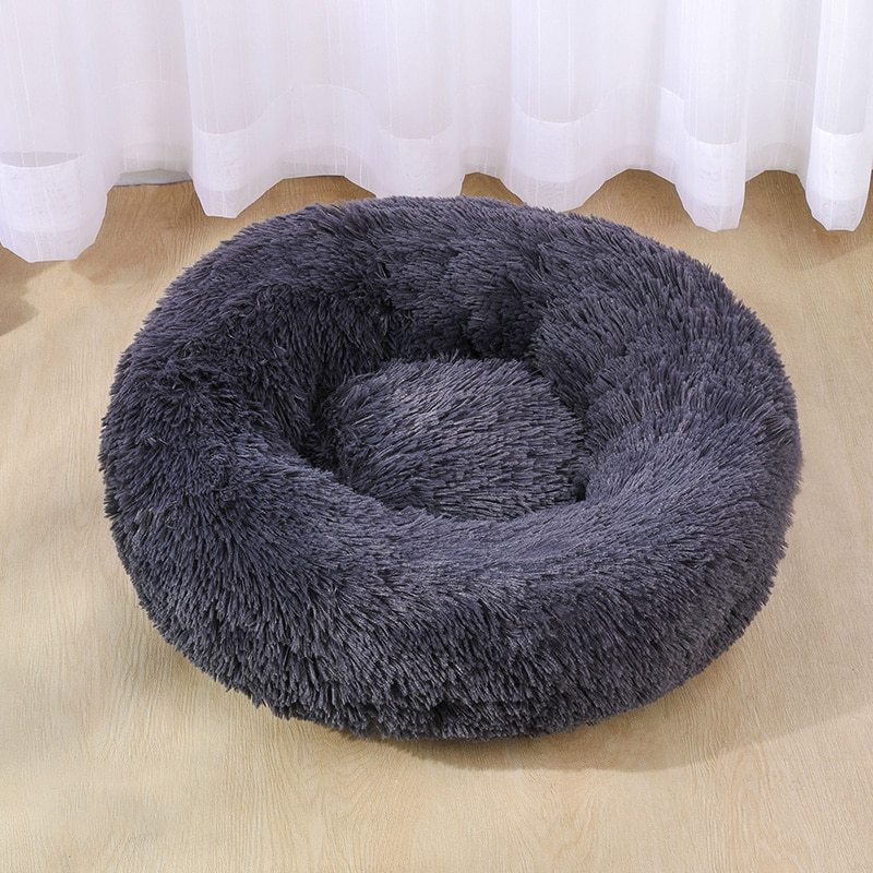 Dog Bed Super Soft Washable Long Plush Pet Kennel Deep Sleep Dog House Velvet Mats Sofa For Dog Basket Pet Cat Bed - MAYONAL STORE