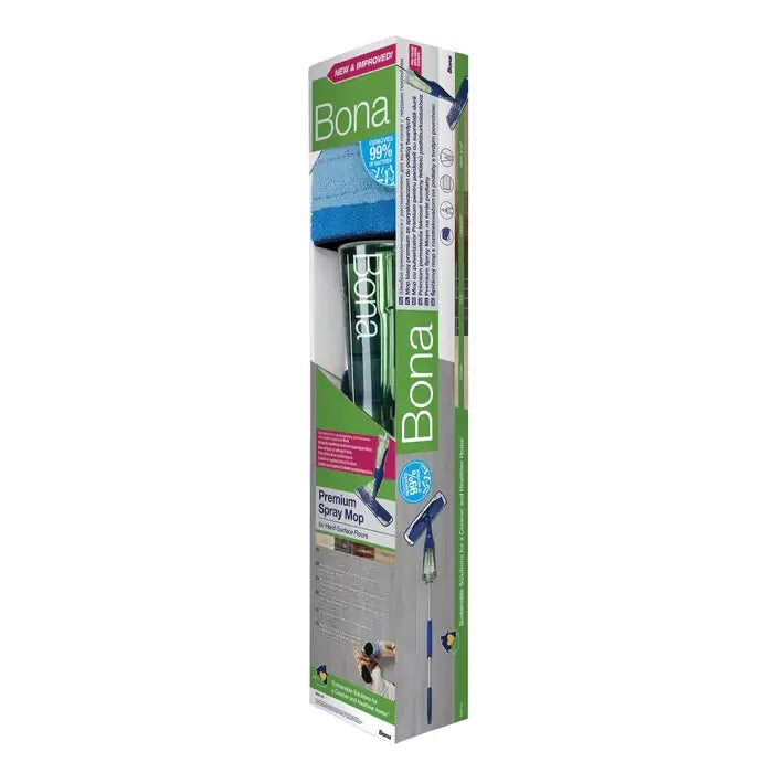 BONA SPRAY MOP FOR PARQUET AND CERAMICS + TAIL + TANK + SPRAY SYSTEM H129cm, 38.5 x 10 x 5 CM - MAYONAL STORE