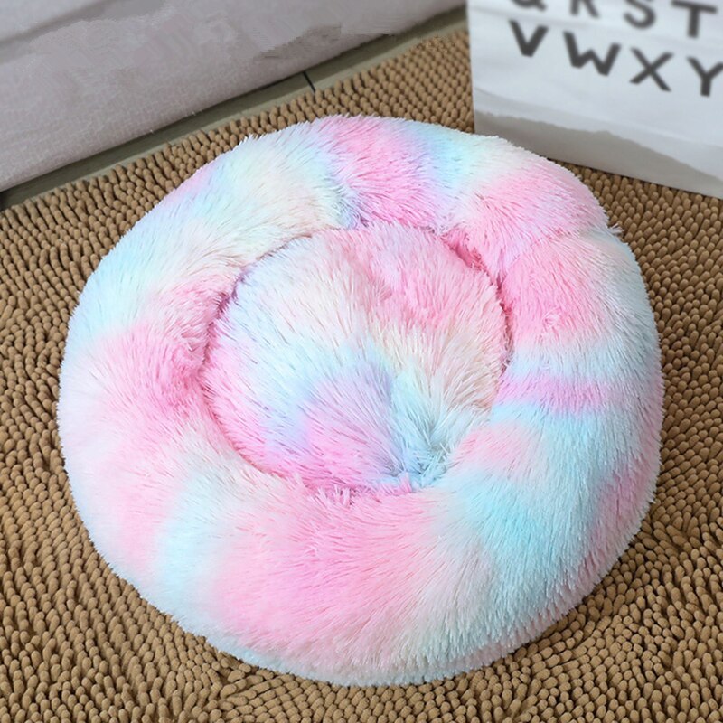 Dog Bed Super Soft Washable Long Plush Pet Kennel Deep Sleep Dog House Velvet Mats Sofa For Dog Basket Pet Cat Bed - MAYONAL STORE