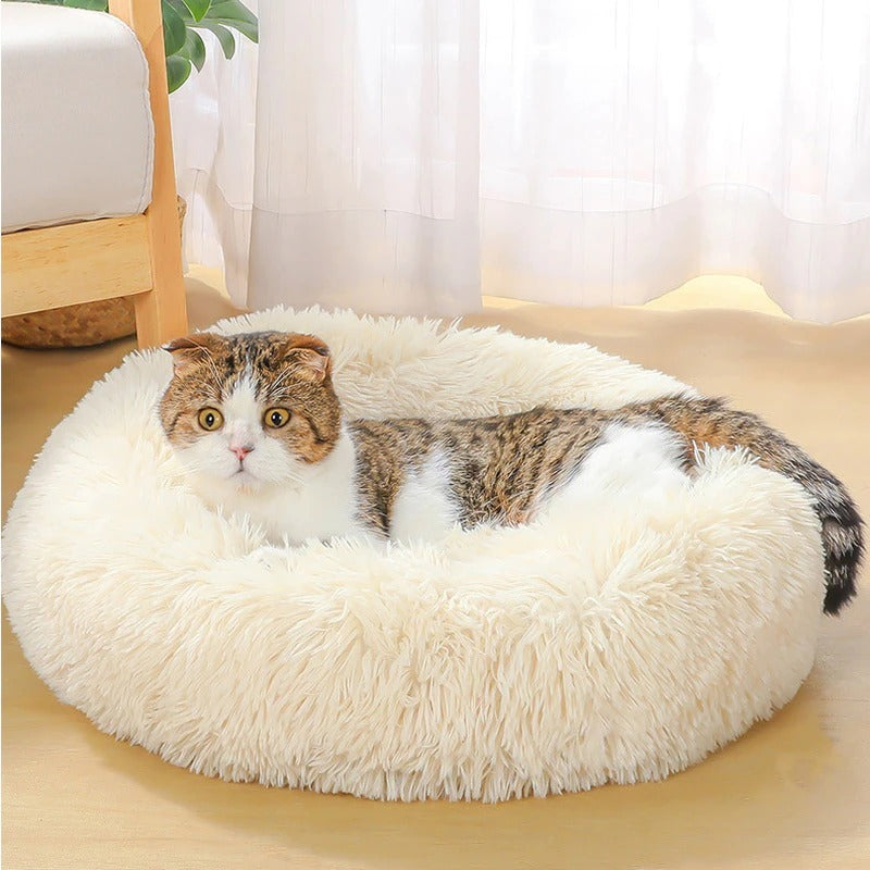 Dog Bed Super Soft Washable Long Plush Pet Kennel Deep Sleep Dog House Velvet Mats Sofa For Dog Basket Pet Cat Bed - MAYONAL STORE