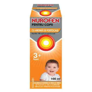 Nurofen Children 3 Months+ Orange Syrup – 100 ml
