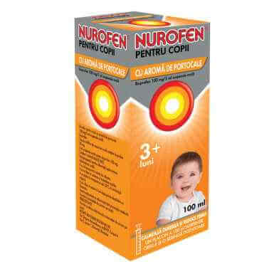 Nurofen Children 3 Months+ Orange Syrup – 100 ml