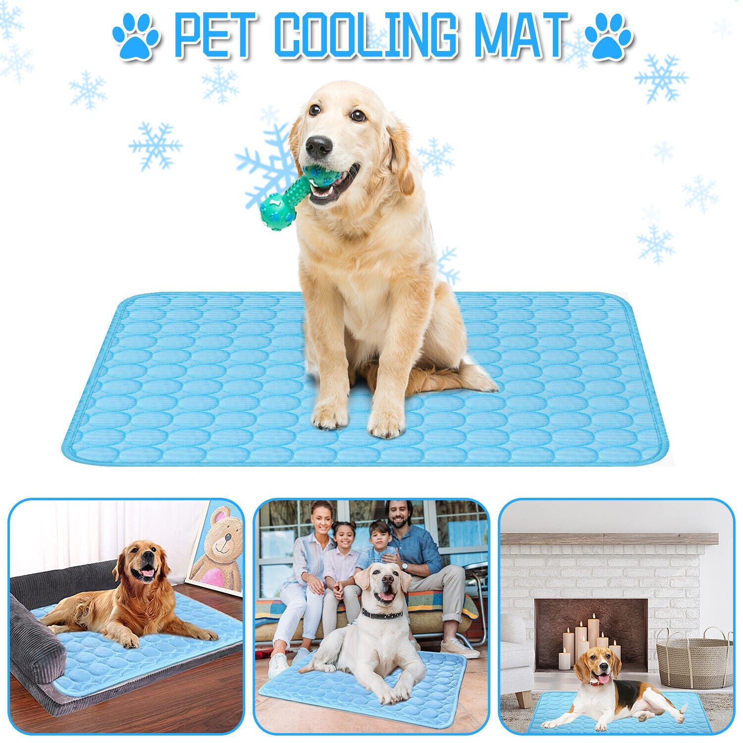 Pet Cooling Mat Cool Pad Cushion Dog Cat Puppy Blanket For Summer Sleeping Bed Dog Cooling Bed Pet Cooling Mat - MAYONAL STORE