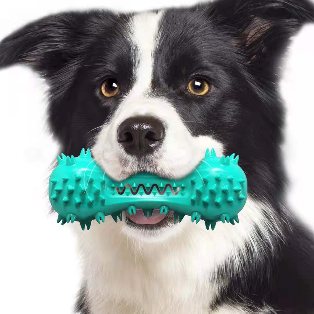 Pet Dog Cleaning Chew Toys For Aggressive Dogs Rubber Molar Stick Dog Oral Teeth - MAYONAL STORE
