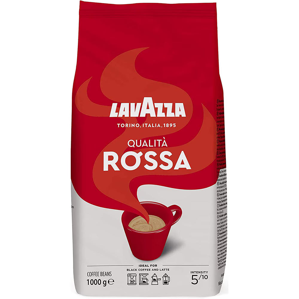 Lavazza Qualità Rossa Beans – 1kg, Intensity 5/10