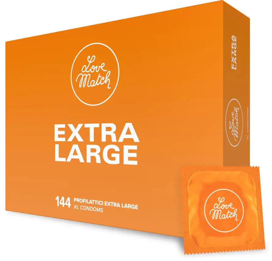 Professional Condoms, Love Match XL - Extra Large, size 57 mm, 144 pcs - MAYONAL STORE