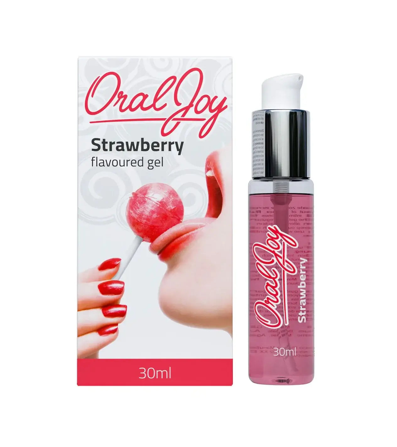 Gel for oral sex - Oral Joy Cobeco, with strawberry flavor, 30 ml - MAYONAL STORE