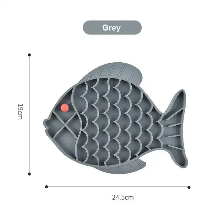 Silicone Lick Mat For Pet Dogs Slow Food Plate Rice Bowl For Small Medium Dog Anti Gulping Choking Feeder Puppy Treat Dispenser - MAYONAL STORE