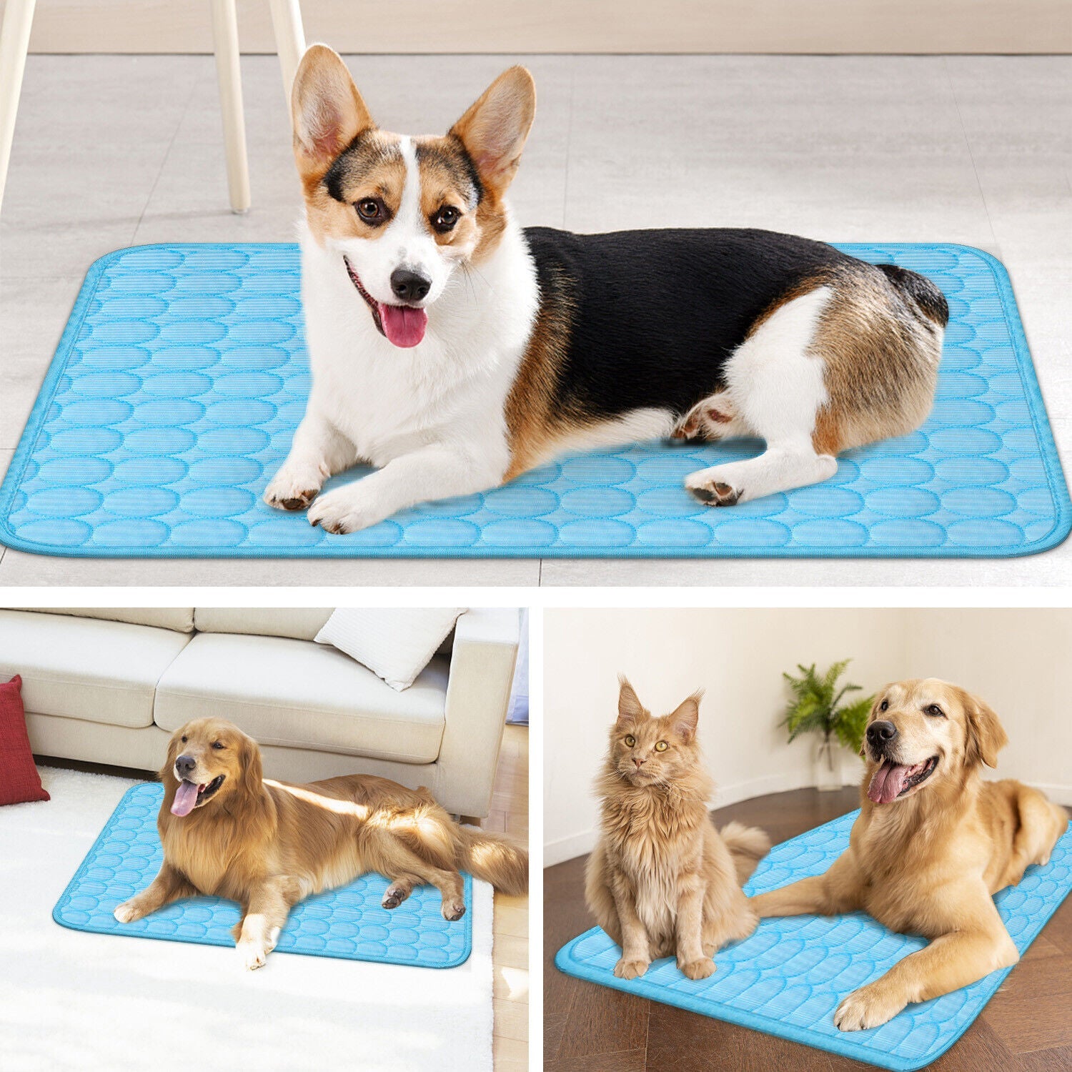 Pet Cooling Mat Cool Pad Cushion Dog Cat Puppy Blanket For Summer Sleeping Bed Dog Cooling Bed Pet Cooling Mat - MAYONAL STORE