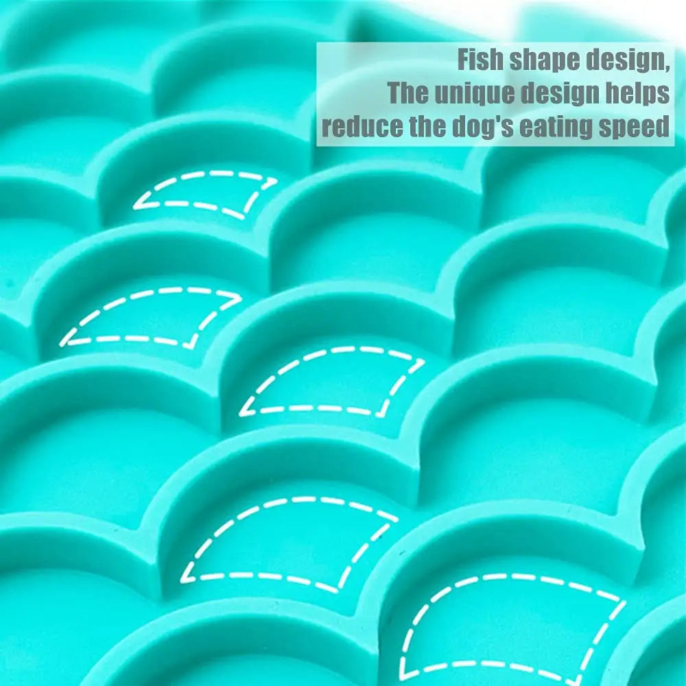 Silicone Lick Mat For Pet Dogs Slow Food Plate Rice Bowl For Small Medium Dog Anti Gulping Choking Feeder Puppy Treat Dispenser - MAYONAL STORE