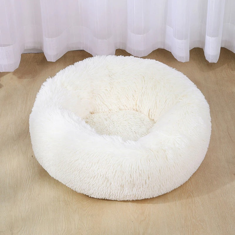 Dog Bed Super Soft Washable Long Plush Pet Kennel Deep Sleep Dog House Velvet Mats Sofa For Dog Basket Pet Cat Bed - MAYONAL STORE