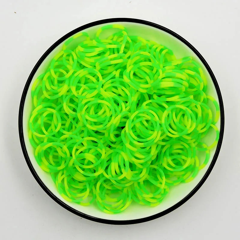 New! Hot Diy Loom Toys Rubber Bands Bracelet for Kids or Hair Rubber Loom Bands Refill Rubber Band Make Woven Bracelet DIY Gift
