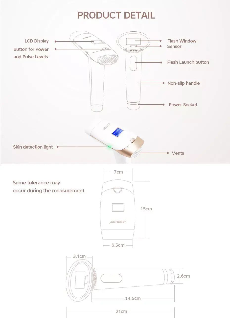 IPL EvoSmart™ RX Epilator – Painless Definitive Hair Removal - MAYONAL STORE