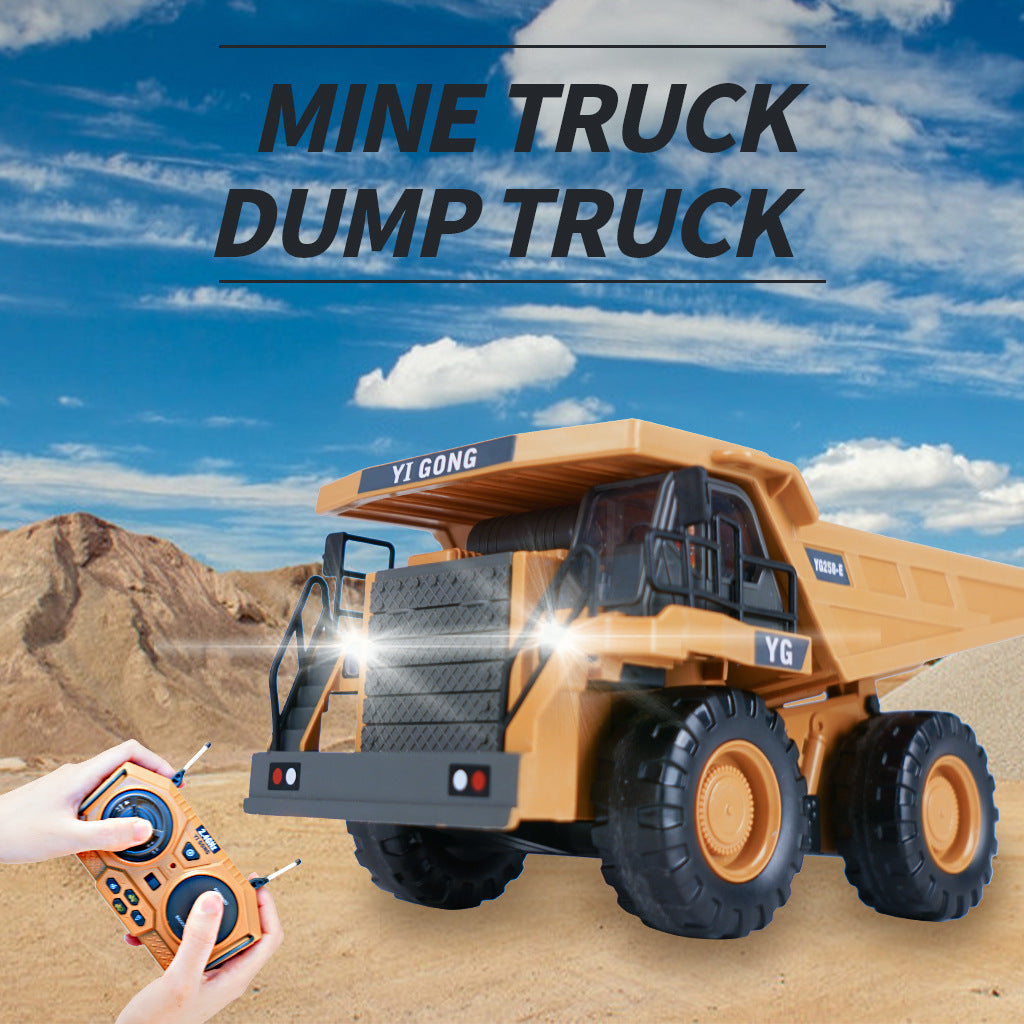 RC Excavator 1:20 Remote Control Truck 2.4G RC Crawler Engineering Vehicle Truck Radio Control Children's Day Christmas Gifts
