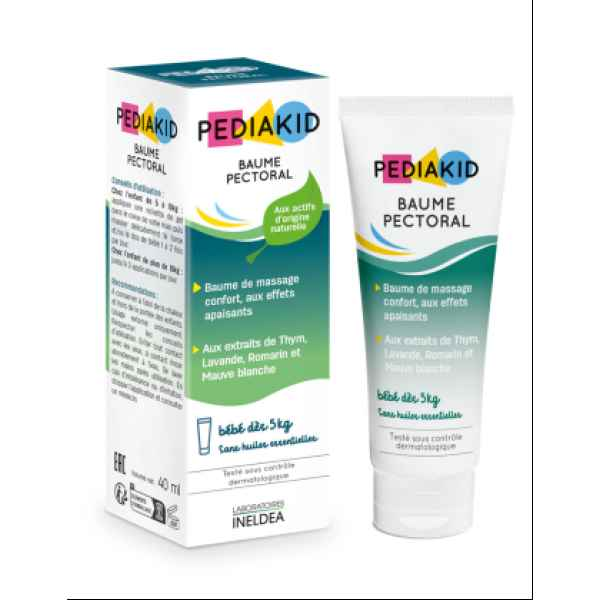 PEDIAKID Pectoral Massage Balm 40 ml – Muscle Relaxation