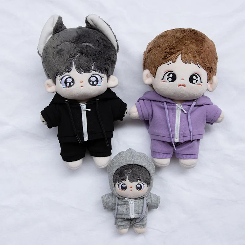 For 10cm Doll Clothes 15cm 20cm Dolls Clothes Outfit Hoodie Dolls Accessories Cultivate Hands-on Ability Children's Gift Toys