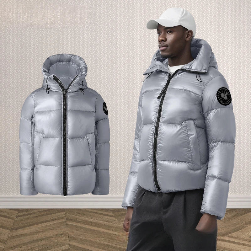 W2EJOURNEY EU US Size High Quality Vintage Autumn Winter Outdoor Streetwear Men and Women Warm Hooded Puffer  DownJacket