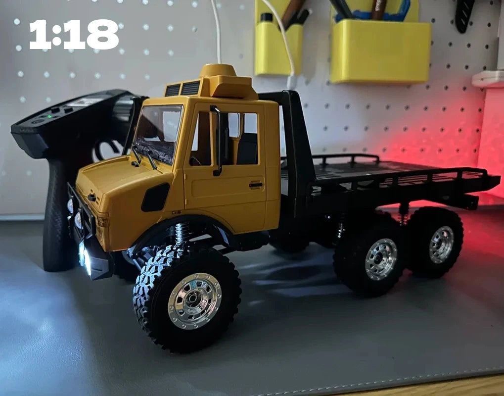 JJRC C8823 Rc 1:18 Scale Remote Control Off-Road Car Six-Wheel Drive Climbing Toy Full Proportion Rc Truck Toy Boys Gift