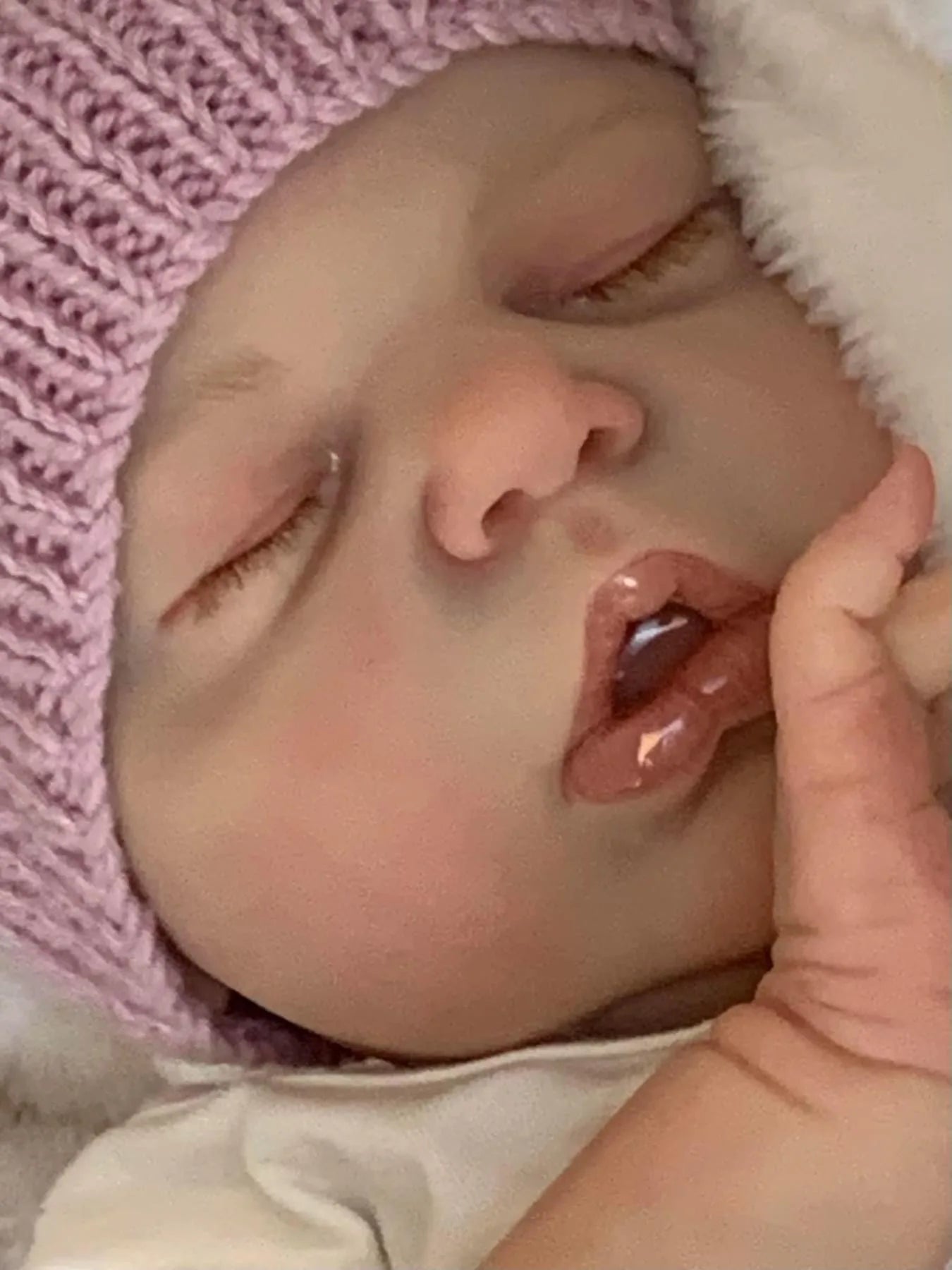 NPK 22inch Alexis Reborn Doll - Newbaby Size Lifelike Soft Touch Cuddly Baby with 3D Skin And Visible Veins High Quality