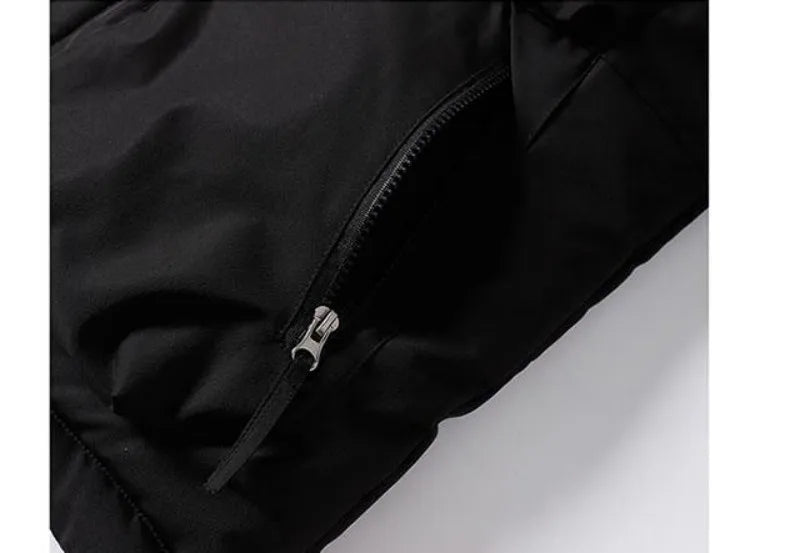 Winter Man Windproof Casual Puffer Jacket Men Thicken Outdoor Detachable Hat Jacket Man Multi Pocket Loose Parka Windbreaker 8XL