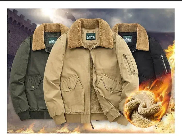 Men's Cotton Winter Clothes New Thick Casual Cotton-padded Men Clothing Lapel Warmth Thick Down Jacket Youth Thick Down Jackets