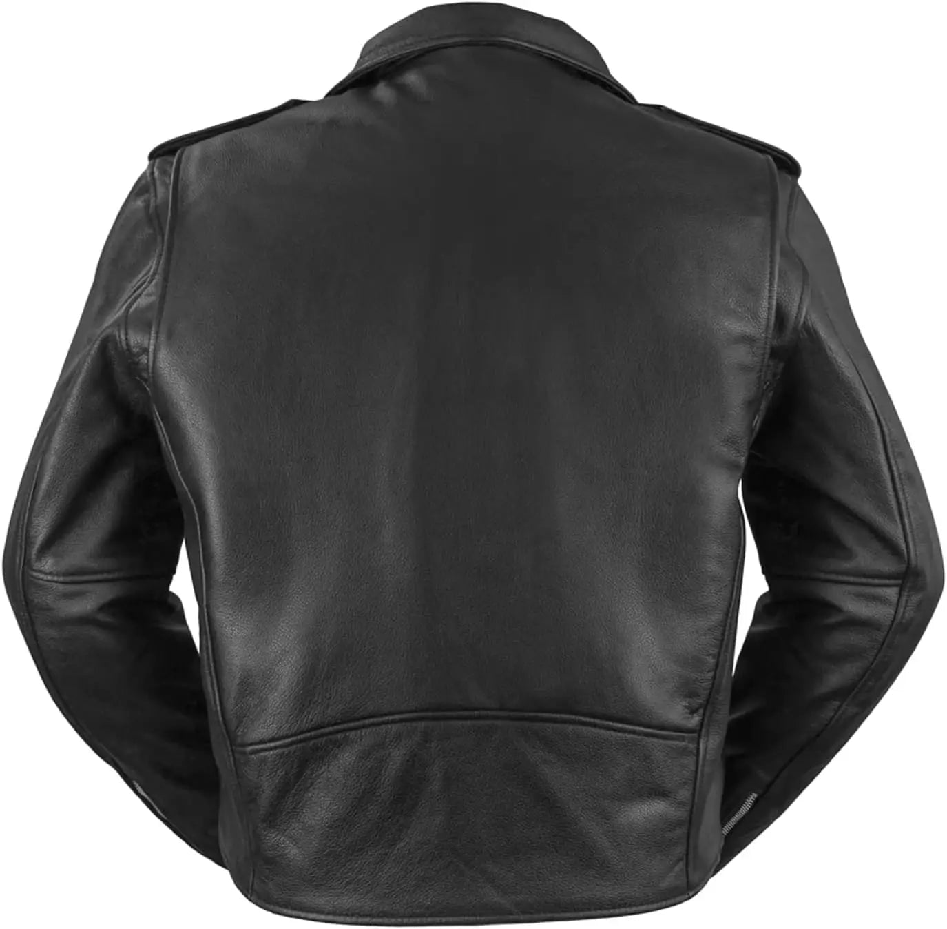 First Mfg Co - SuperStar - Men's Motorcycle Biker Riding Black Leather Jacket