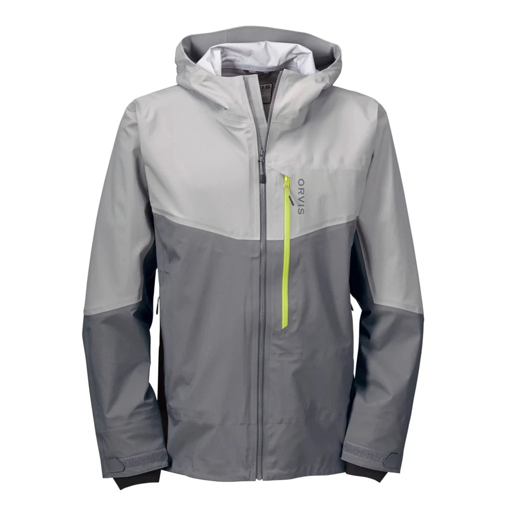 Men's Ultralight 3L Wading Jacket Waterproof Breathable for Hunting Camping Fishing - Lightweight Outdoor Rain Outwear