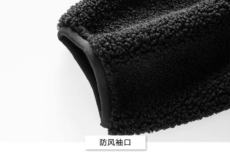 New Autumn Winter Sports Outdoor Stand Up Collar Casual Loose Couple Coat Men'S Thick Fashion Versatile Warm Polar Fleece Jacket