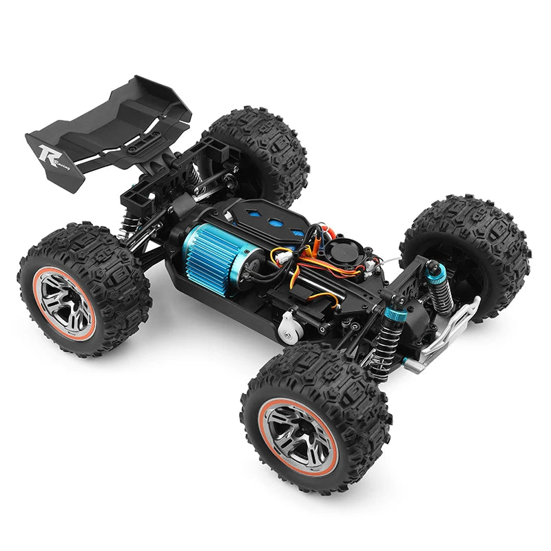 Wltoys 184008 1/18 Scale 2.4G RC Car Brushless Motor ESC 4WD Off-Road High Speed 60Km/H 3-in-1 Racing Toy for Boys